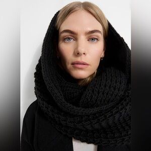 Brand new Marcella New York London Infinity Scarf in black—never worn.